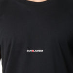 T-shirt logo in cotone 464572 YB2DQ1000 SAINT LAURENT 