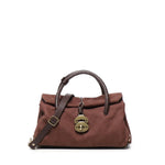 Borsa dotta in pelle<BR/> 069120 0070000Z0990 ZANELLATO 