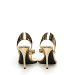SANDALI INFRADITO IN PELLE LAMINATA AA3S122CK298 240 ALAIA 
