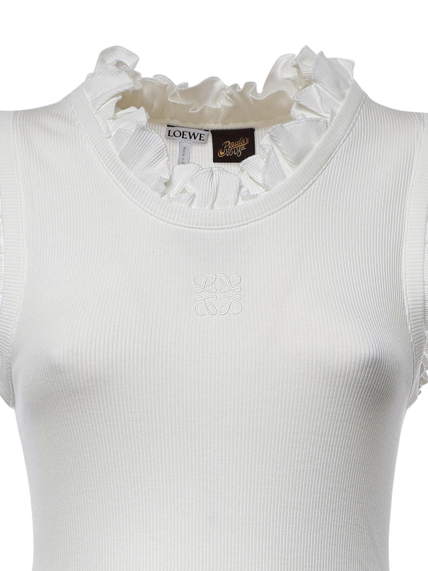 Abito a canotta in cotone stretch<BR/> S616Y51X61 2100 LOEWE 