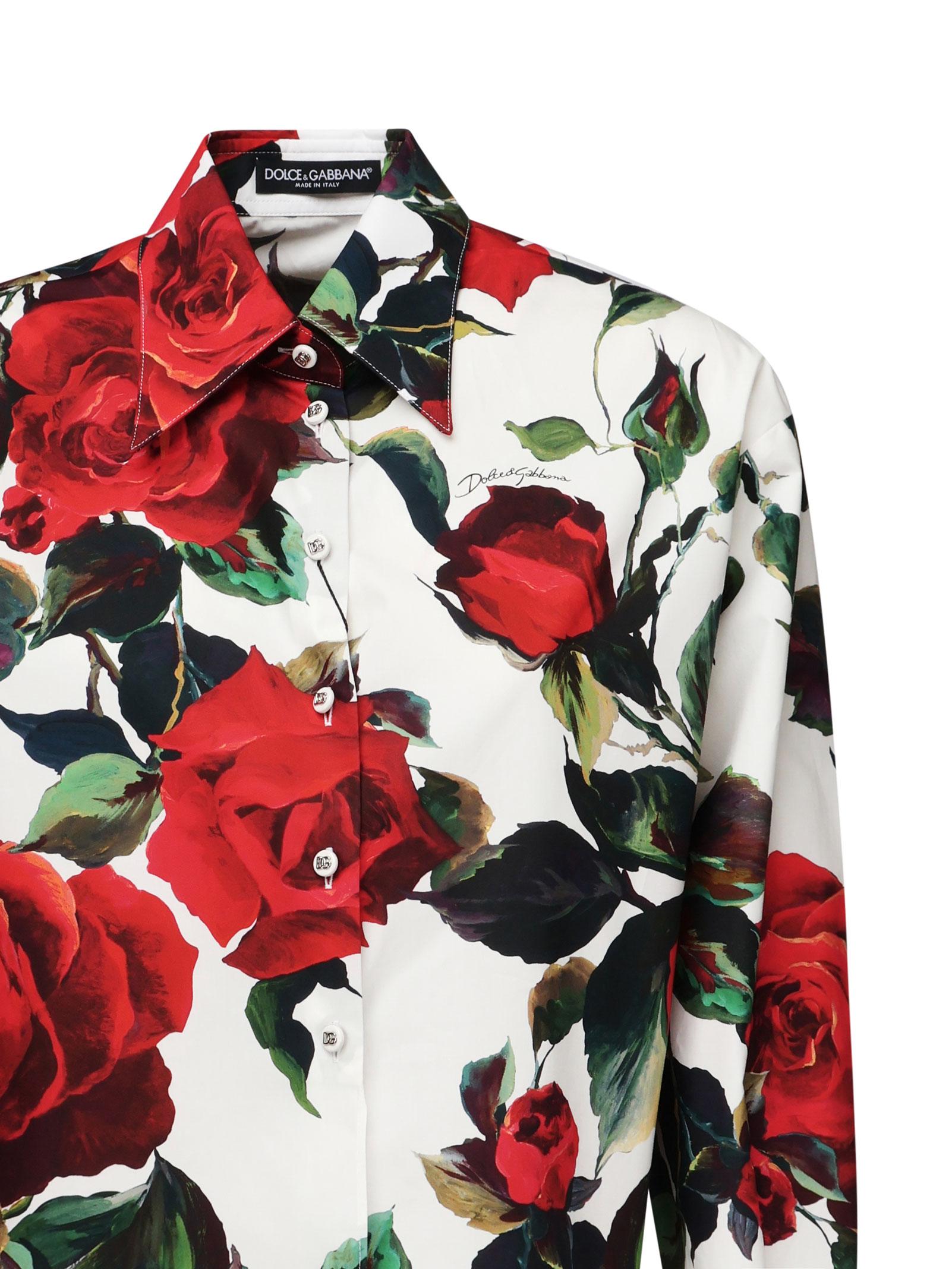 Camicia cropped con stampaShirt F5S65T HS5S2HA5KQ DOLCE & GABBANA 