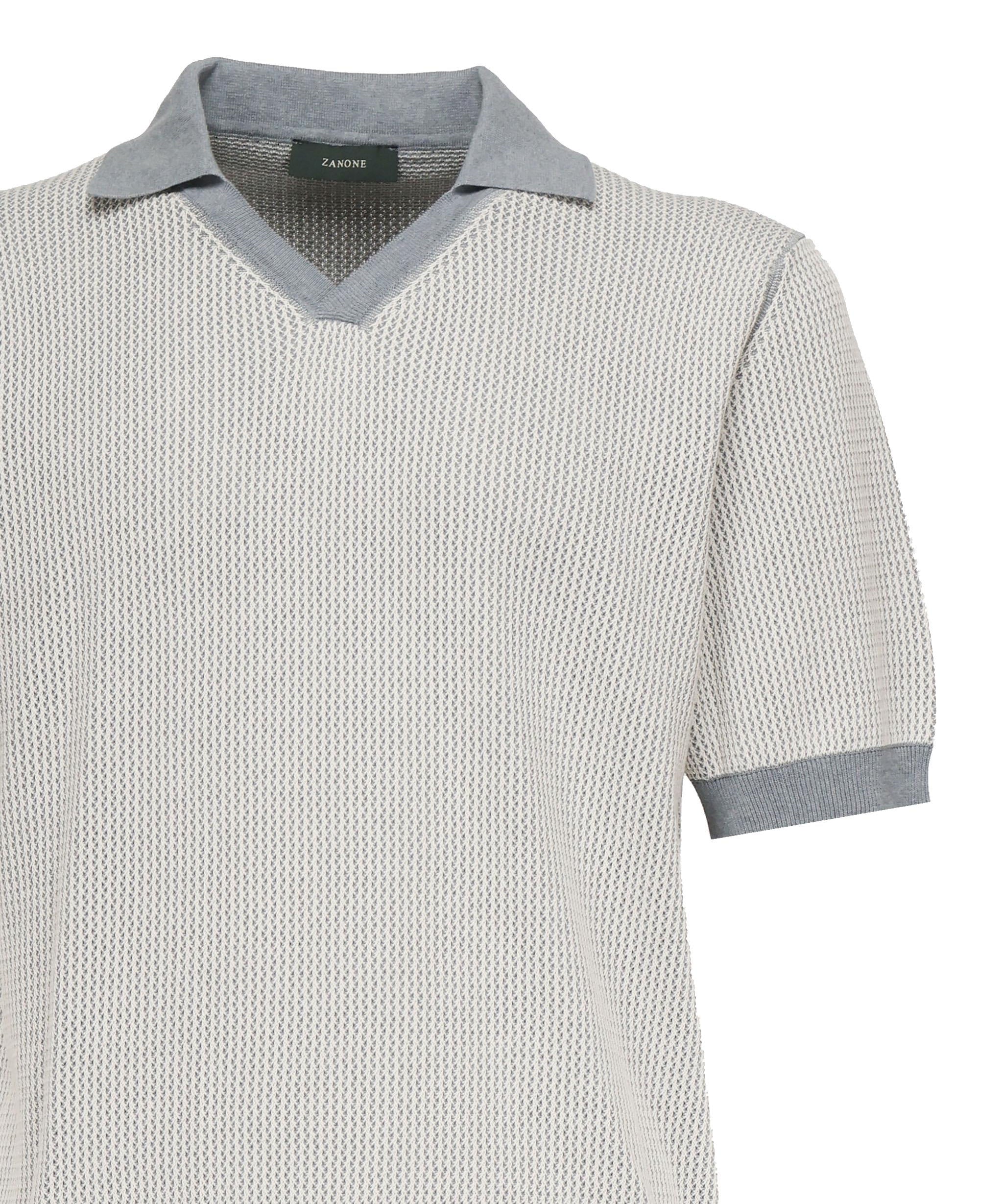 Polo in crêpe di cotone 810192 ZN322Z5530 ZANONE 