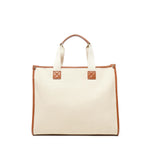 Borsa tote Responsability in cotone 73BS6AF01 RESPONSIBILITY BISNATURALE/CUOIO V° 73 