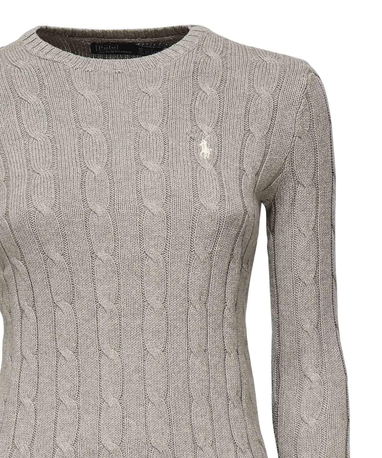 Pullover a trecce in cotone 211971795 001 POLO RALPH LAUREN 