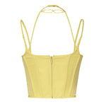 Top bustier senza maniche 104851 A2DLT52 PINKO 