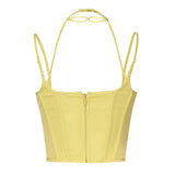 Top bustier senza maniche 104851 A2DLT52 PINKO 