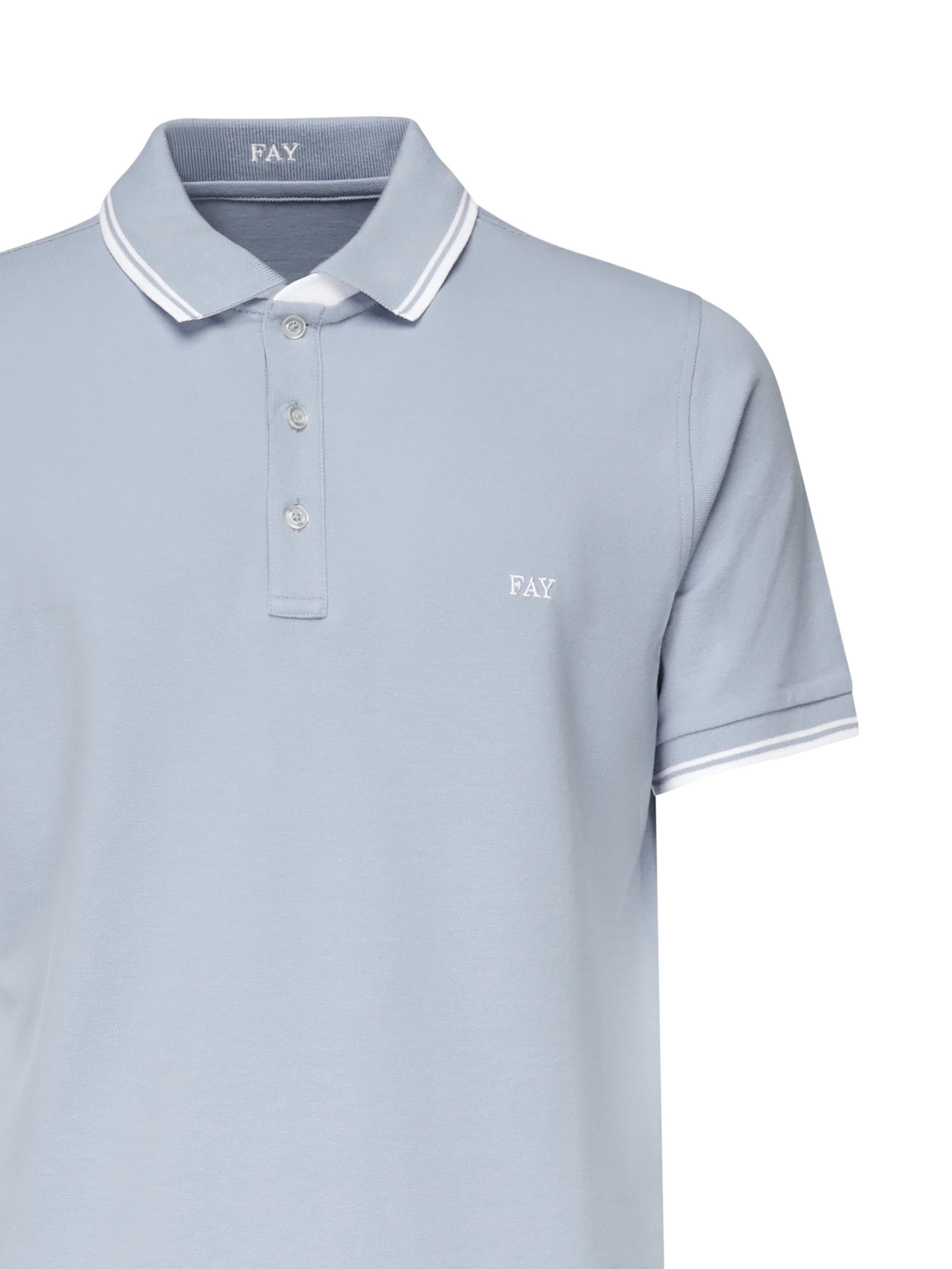 Polo con logo NPMB250140STDW U602 FAY 
