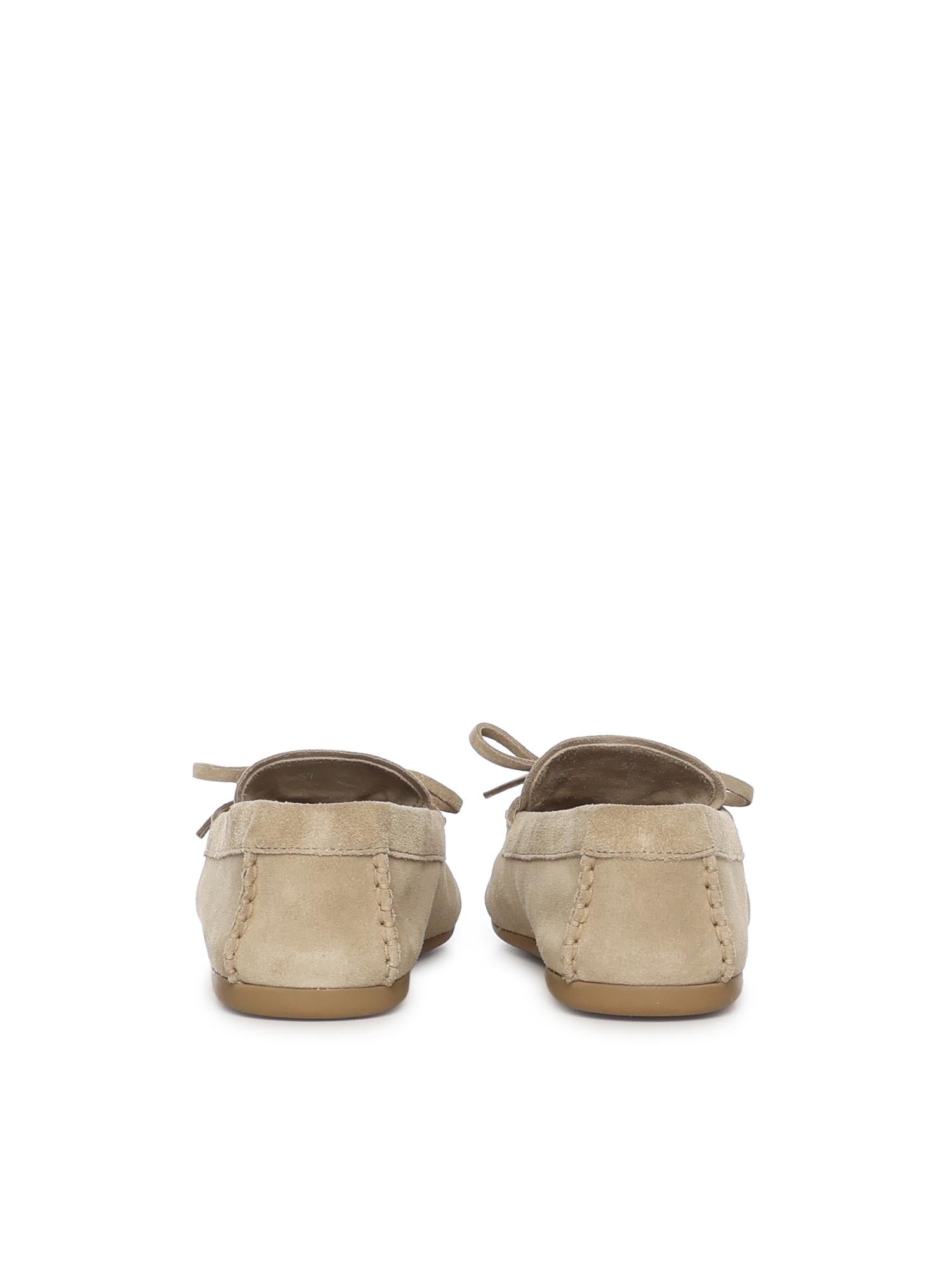 Mocassini in pelle scamosciata 5D577E 054F0F24 MIU MIU 