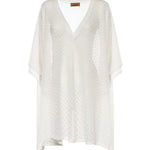 Caftano copricostume cropped in viscosa lamé MC26SQ00 BR014RS01JW MISSONI 