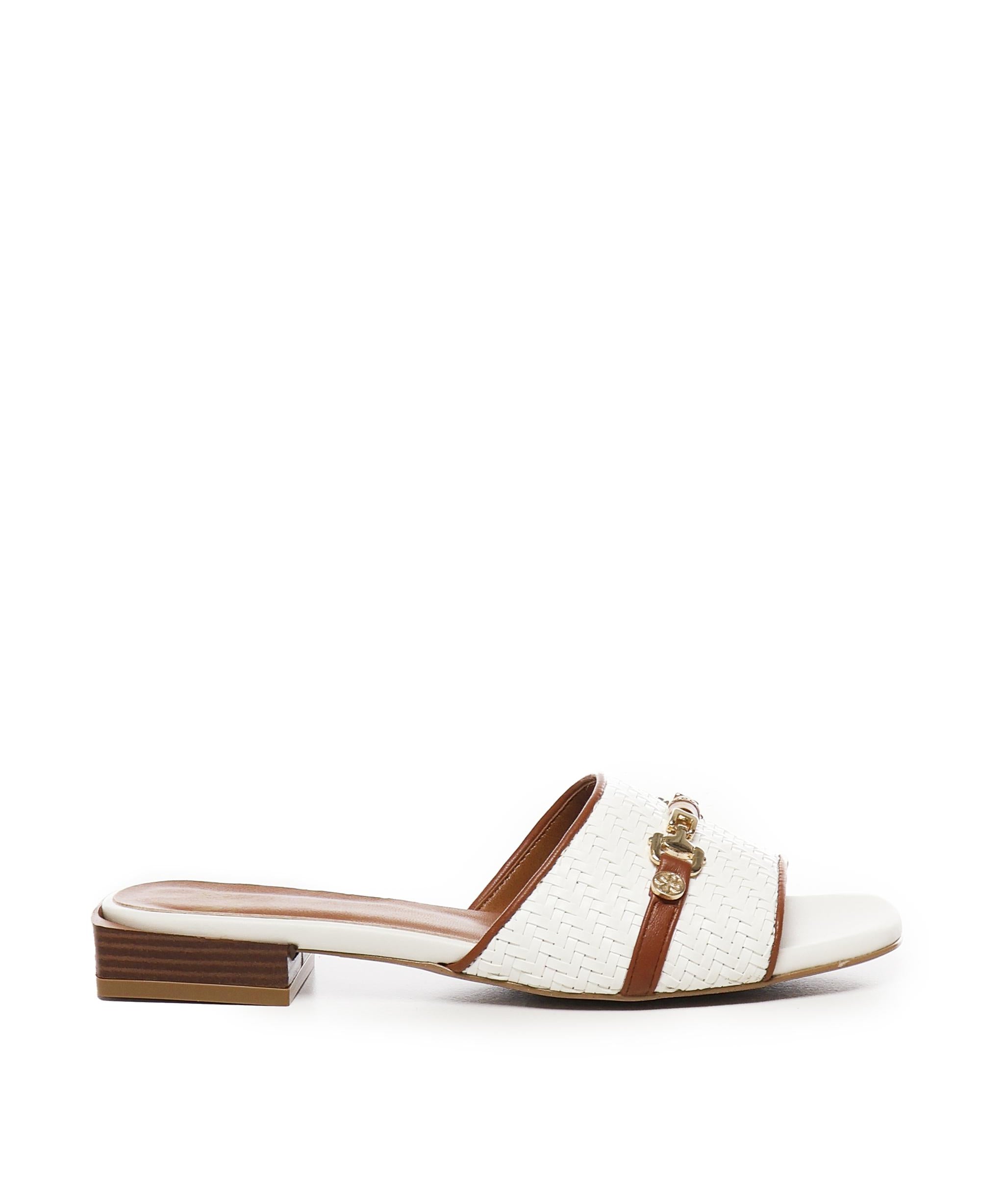 Sandali Esther Flat 73SC8VA01INT ESTHER FLATOFF WHITE/CUOIO V° 73 