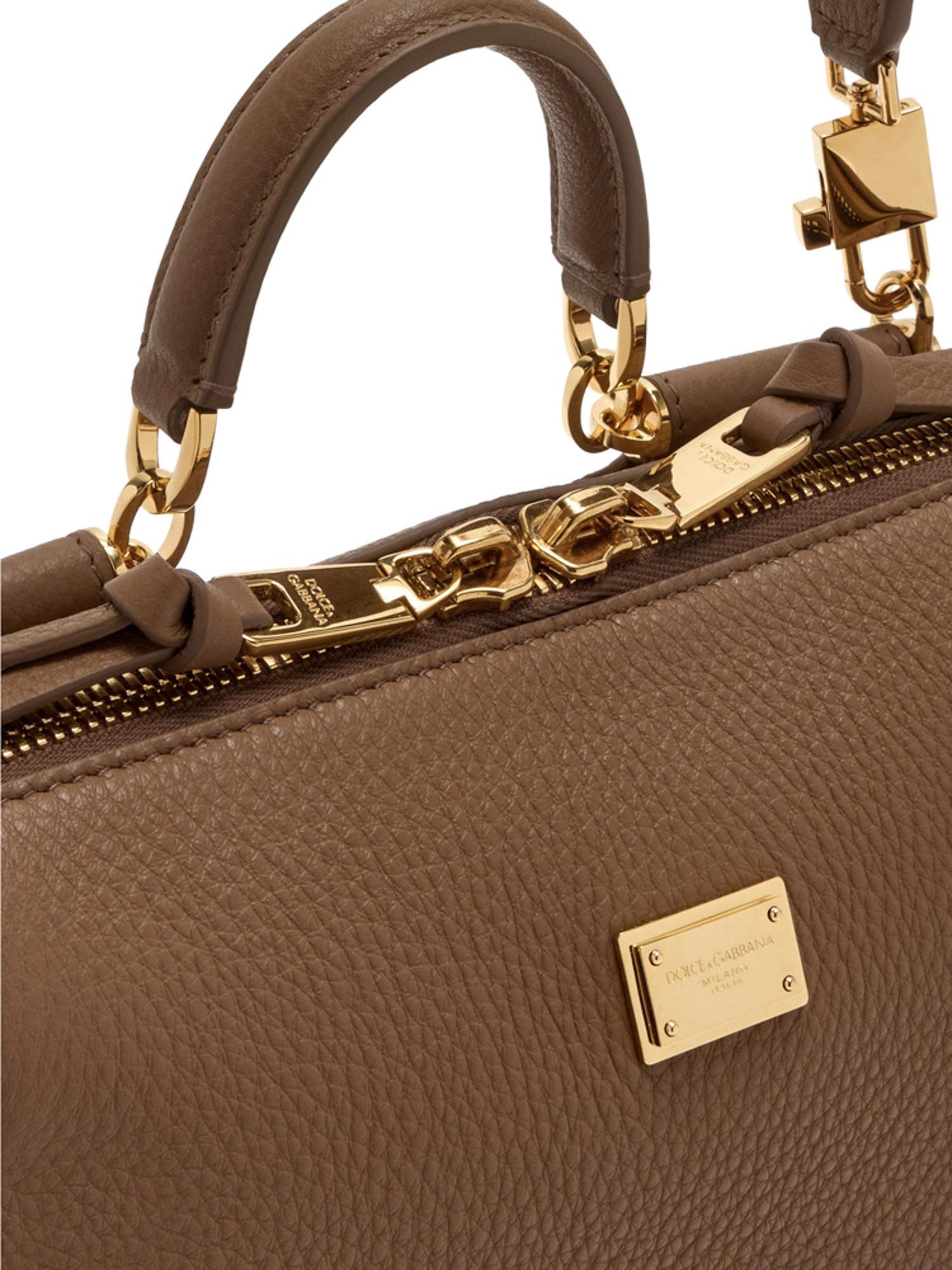 Borsa a mano Vittoria in pelle BB7939 A08418Z093 DOLCE & GABBANA 