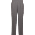 Pantaloni loose con pinces PT005V4 GRY BONSAI 