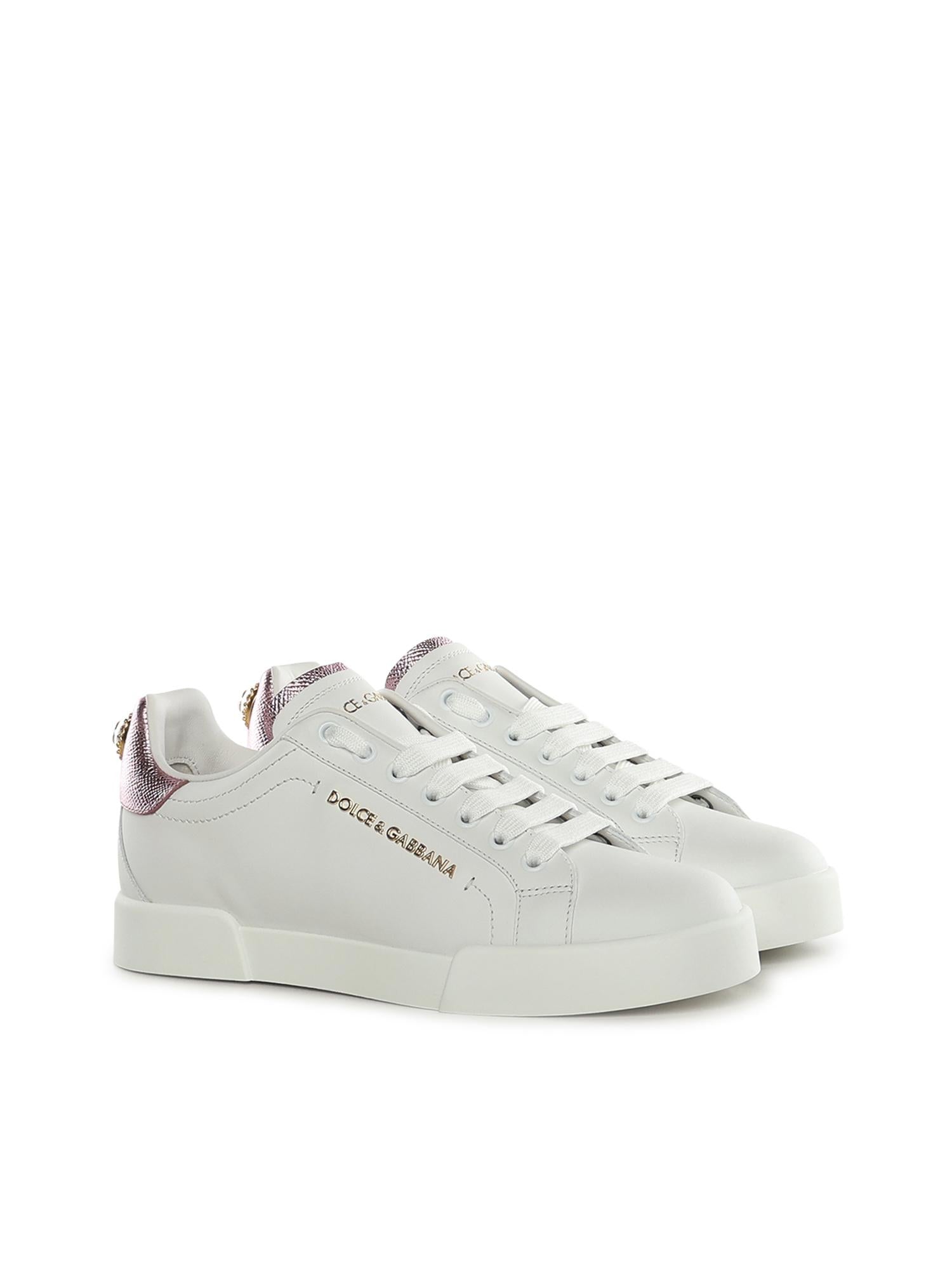 Sneaker Portofino in pelle CK1602 AN29887587 DOLCE & GABBANA 