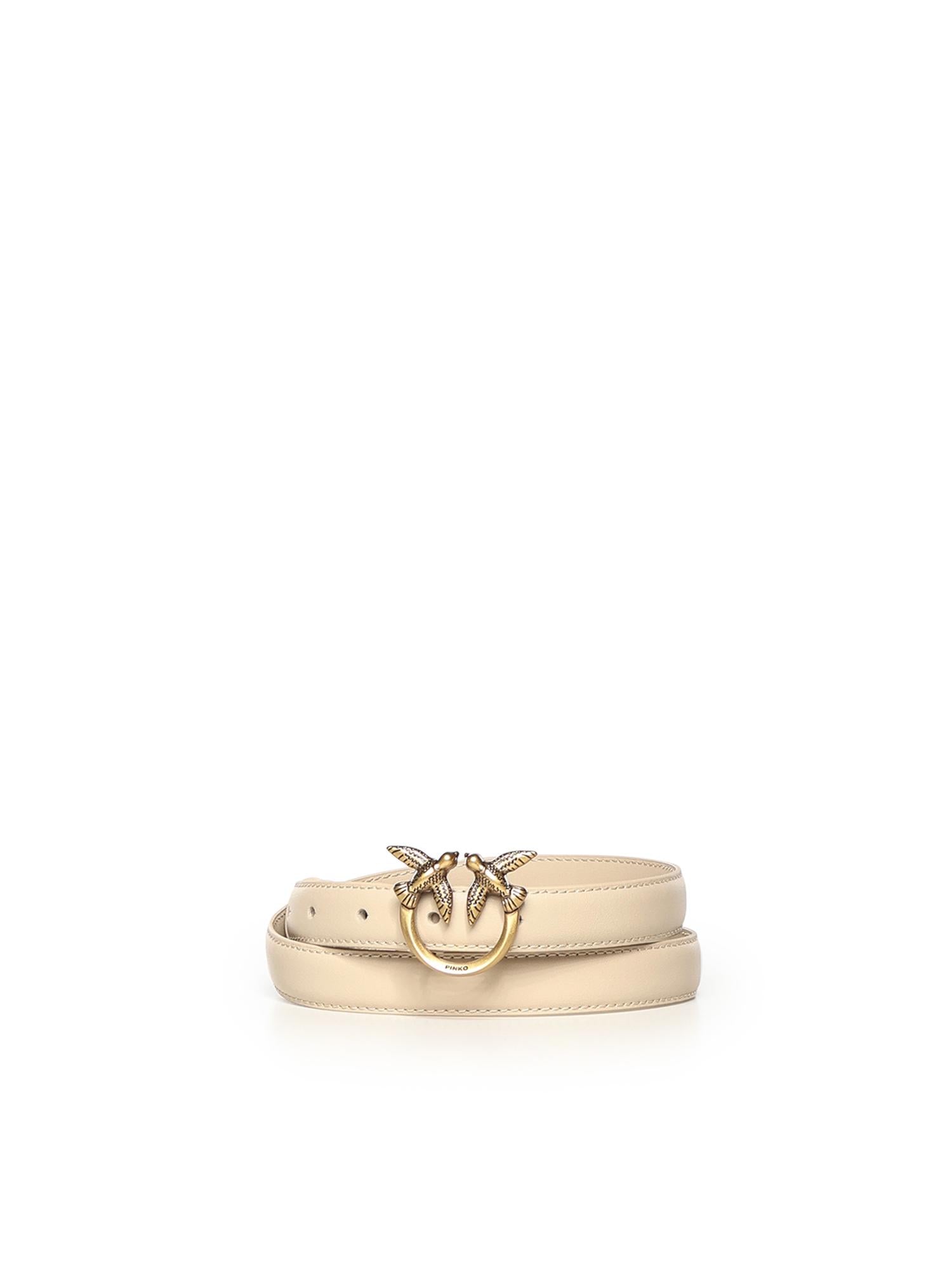 Cintura sottile Love Birds in pelle 100143 A0F1C50Q PINKO 