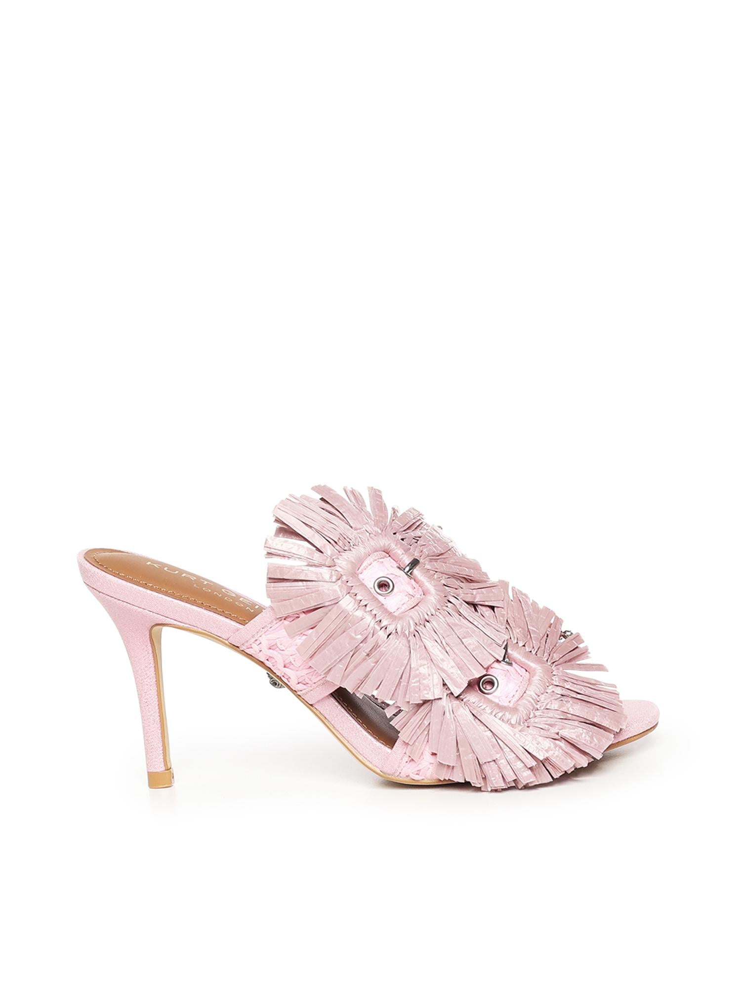 Mules in rafia 5595798999 PINK KURT GEIGER 