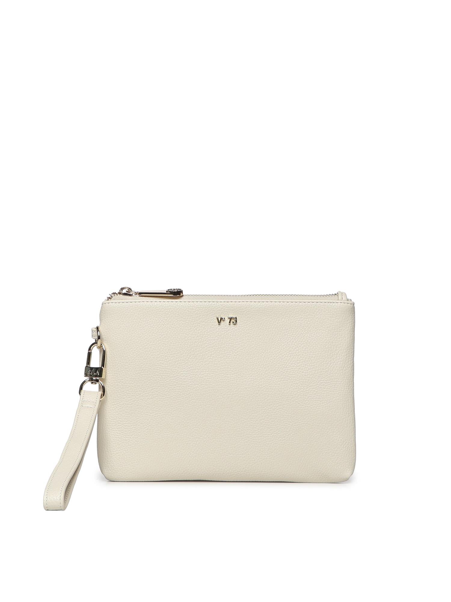Pouch con logo 73BE9D1529 KEIRAOFF WHITE V° 73 
