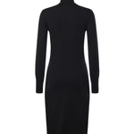 Abito dolcevita con inserti di strass perlati 79AAF803 CMX47899 GENNY 