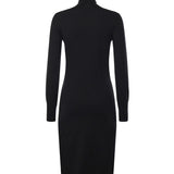 Abito dolcevita con inserti di strass perlati 79AAF803 CMX47899 GENNY 