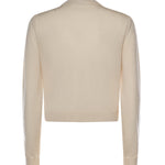 Cardigan in lana merino 126MGI045FI0071 1069 COURREGES 