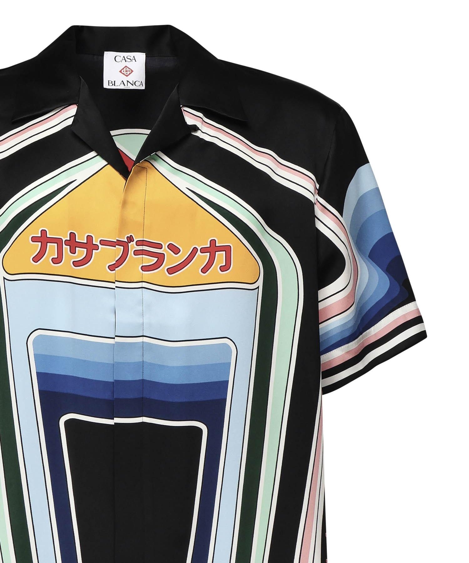 Camicia Graphic Mountain in seta MPF25SH00306  CASABLANCA 