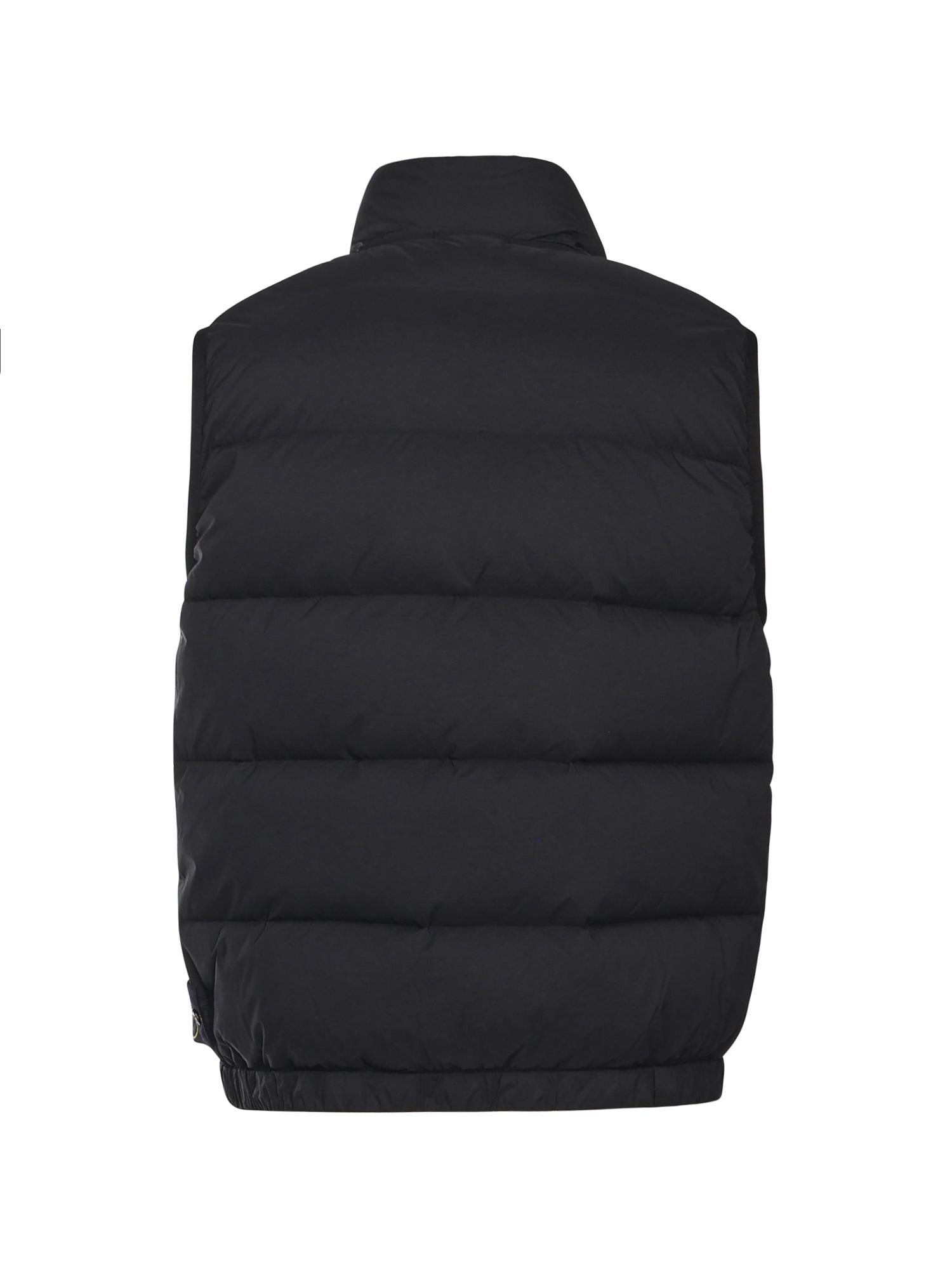 Gilet in nylon con logo K2S15G100007 S0028V0029 STONE ISLAND 