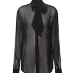 Camicia in georgette 26FWNMANCA-0009  NINEMINUTES 