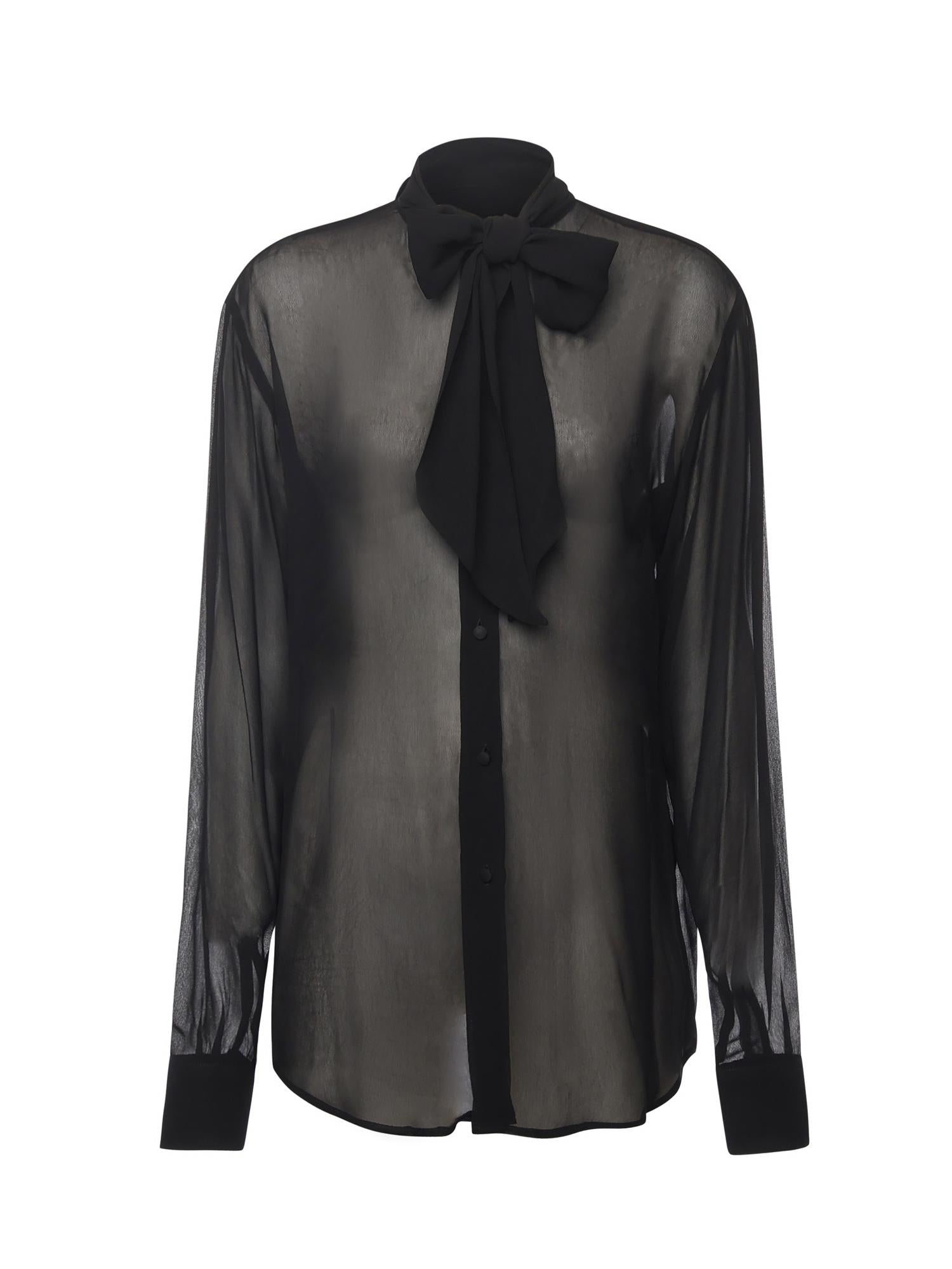 Camicia in georgette 26FWNMANCA-0009  NINEMINUTES 
