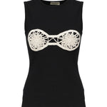 Canotta con reggiseno all'uncinetto 1715240000015  MAGDA BUTRYM 