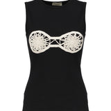 Canotta con reggiseno all'uncinetto 1715240000015  MAGDA BUTRYM 