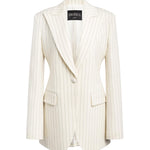 Blazer monopetto in fresco di lana gessato DJ847 ES0080D001 DONDUP 