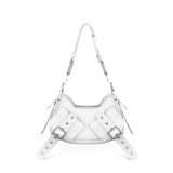 Borsa a spalla Y2K.002 FBBP70002 -BIANCO/NIKEL BIASIA 