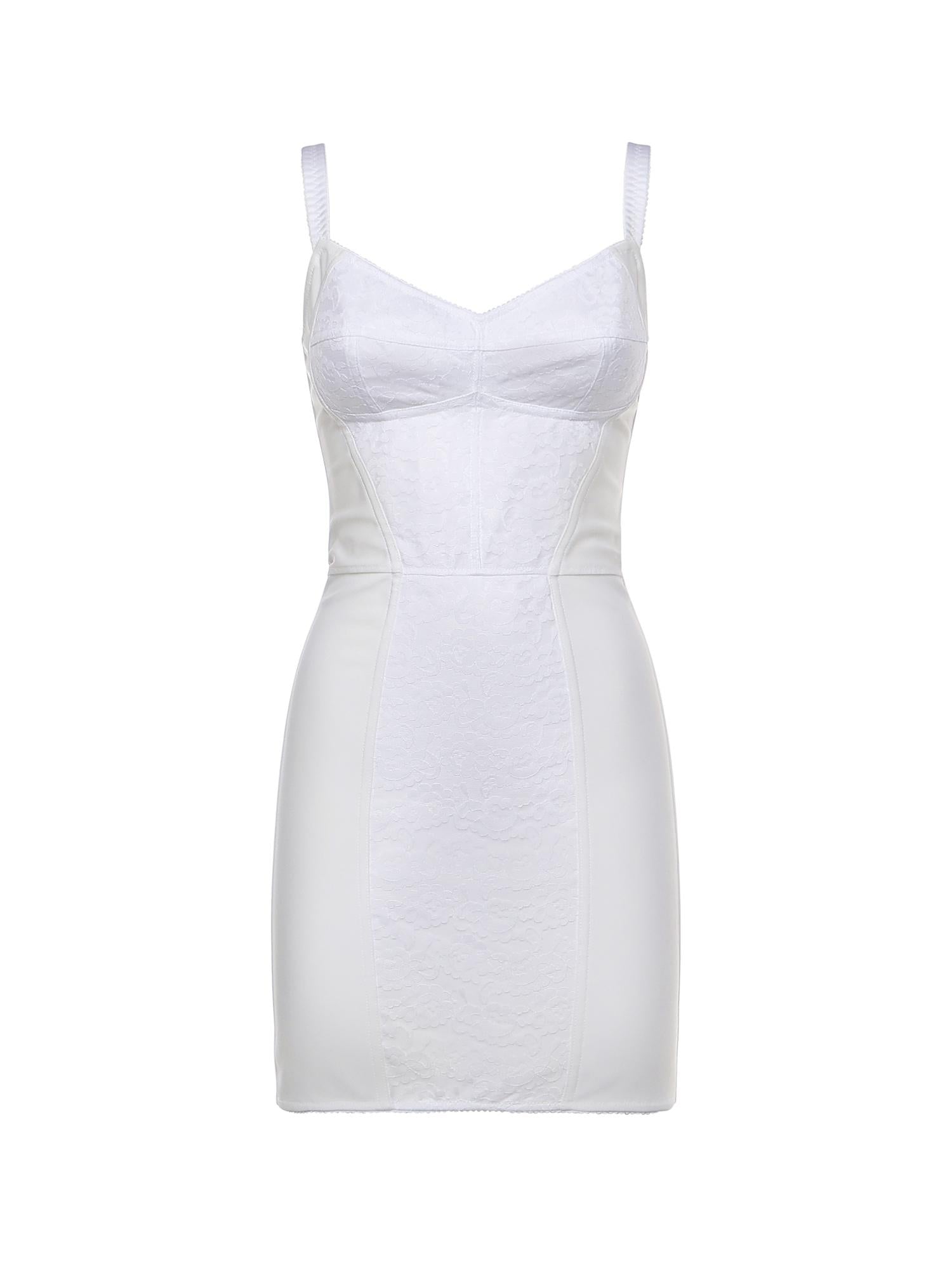 Abito in guaina elastica e pizzo F63G8T GDCLQW0800 DOLCE & GABBANA 