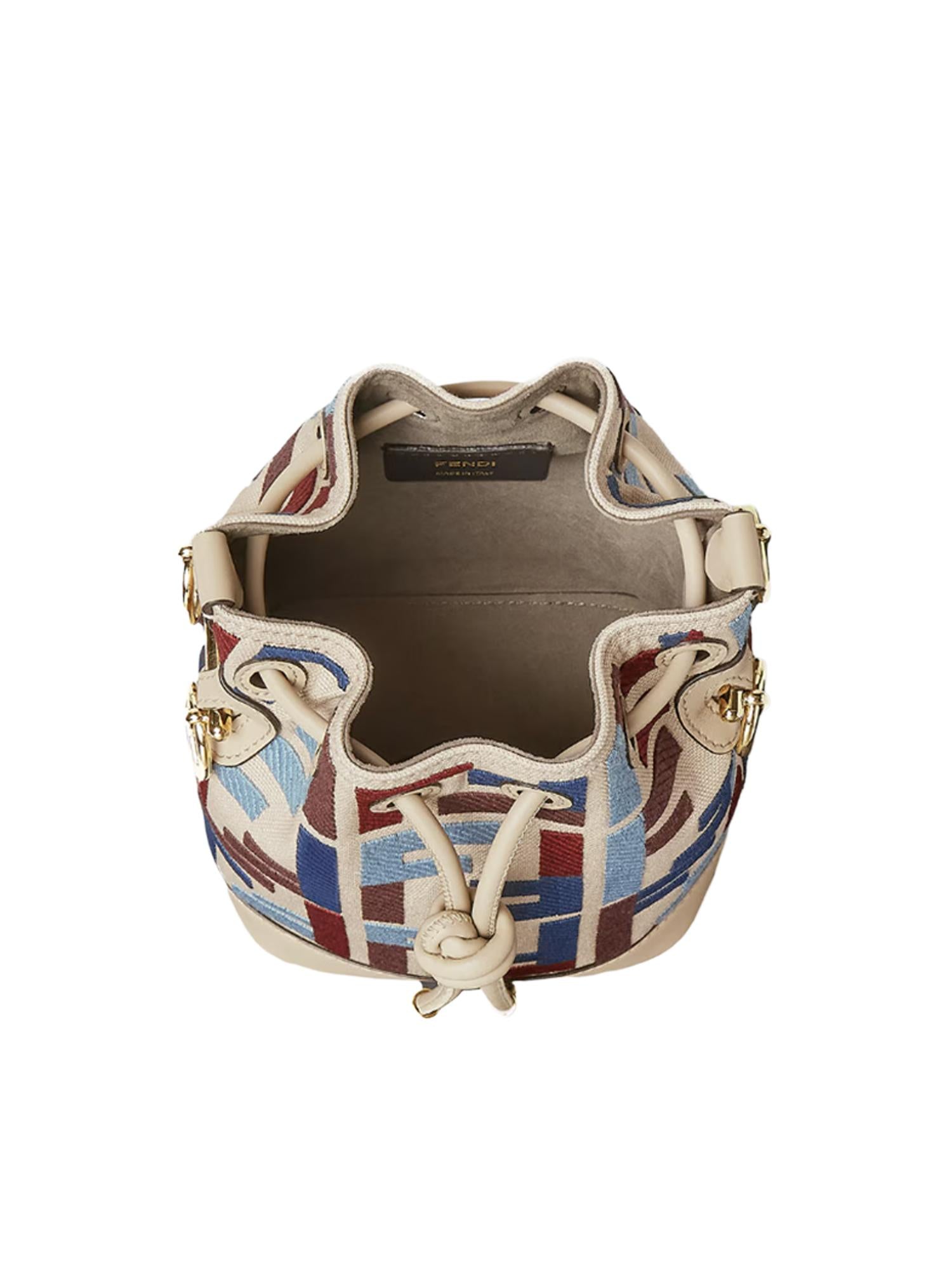 Minibag Mon Tresor FF jacquard 8BS109 AYDFF1HL2 FENDI 