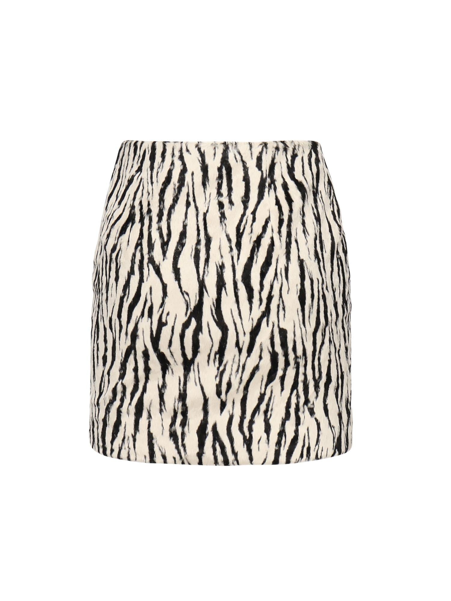 Minigonna in pelliccia sintetica 114247 858 ROTATE 