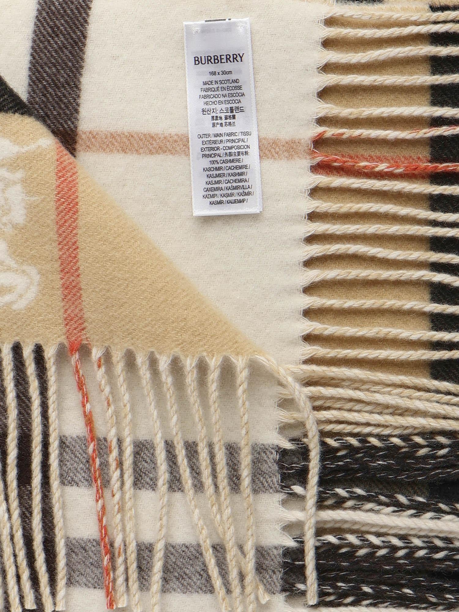 Sciarpa in cashmere Check 8113922 A2021 BURBERRY 