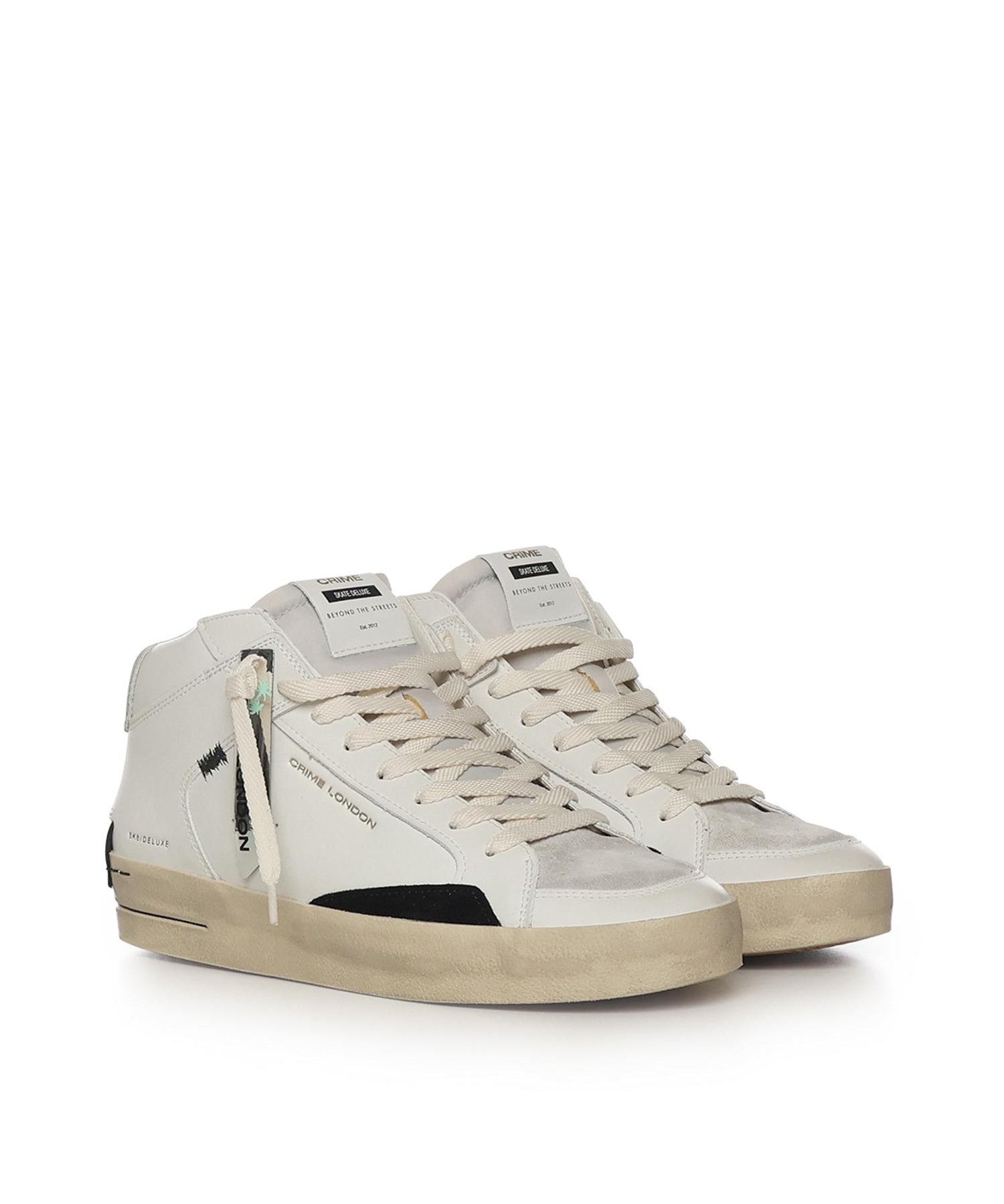 Sneaker Sk8 Deluxe Mid 14151PP7B WHITE CRIME LONDON 