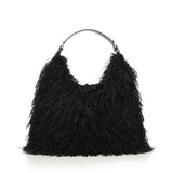 Borsa a spalla Nolita in shearling 30F5UY5H7F 001 MICHAEL MICHAEL KORS 