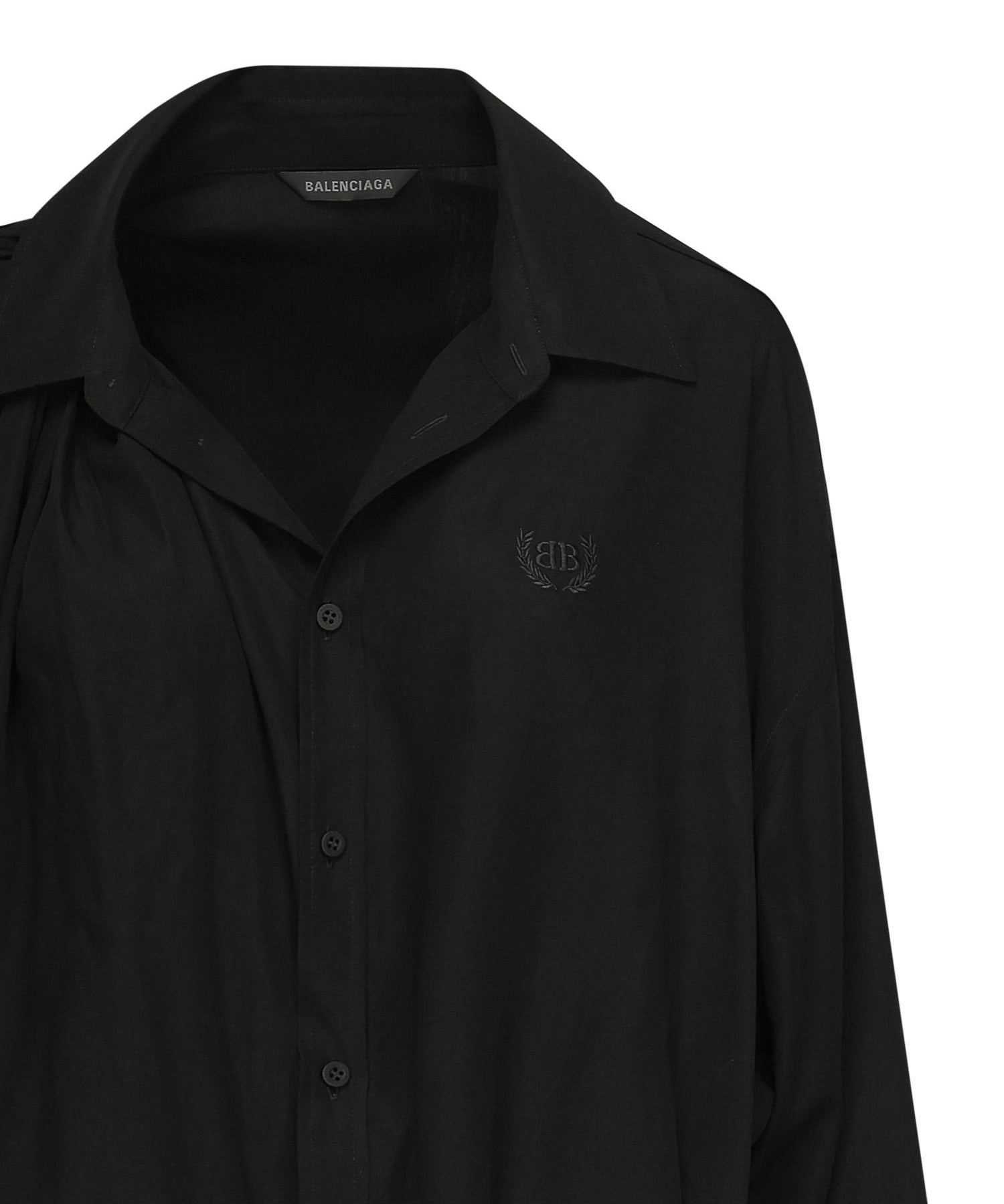 Camicia monospalla in popeline 839287 TRO371000 BALENCIAGA 