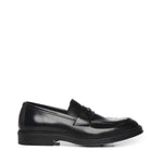 Mocassini Fred in pelle abrasivato<BR/> FRED ABRASIVATONERO GIULIANO GALIANO 