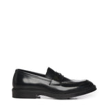 Mocassini Fred in pelle abrasivato<BR/> FRED ABRASIVATONERO GIULIANO GALIANO 