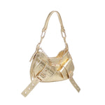 Borsa a spalla y2k002  iin pelle bovina FBBP70002MET -ORO/ORO BIASIA 