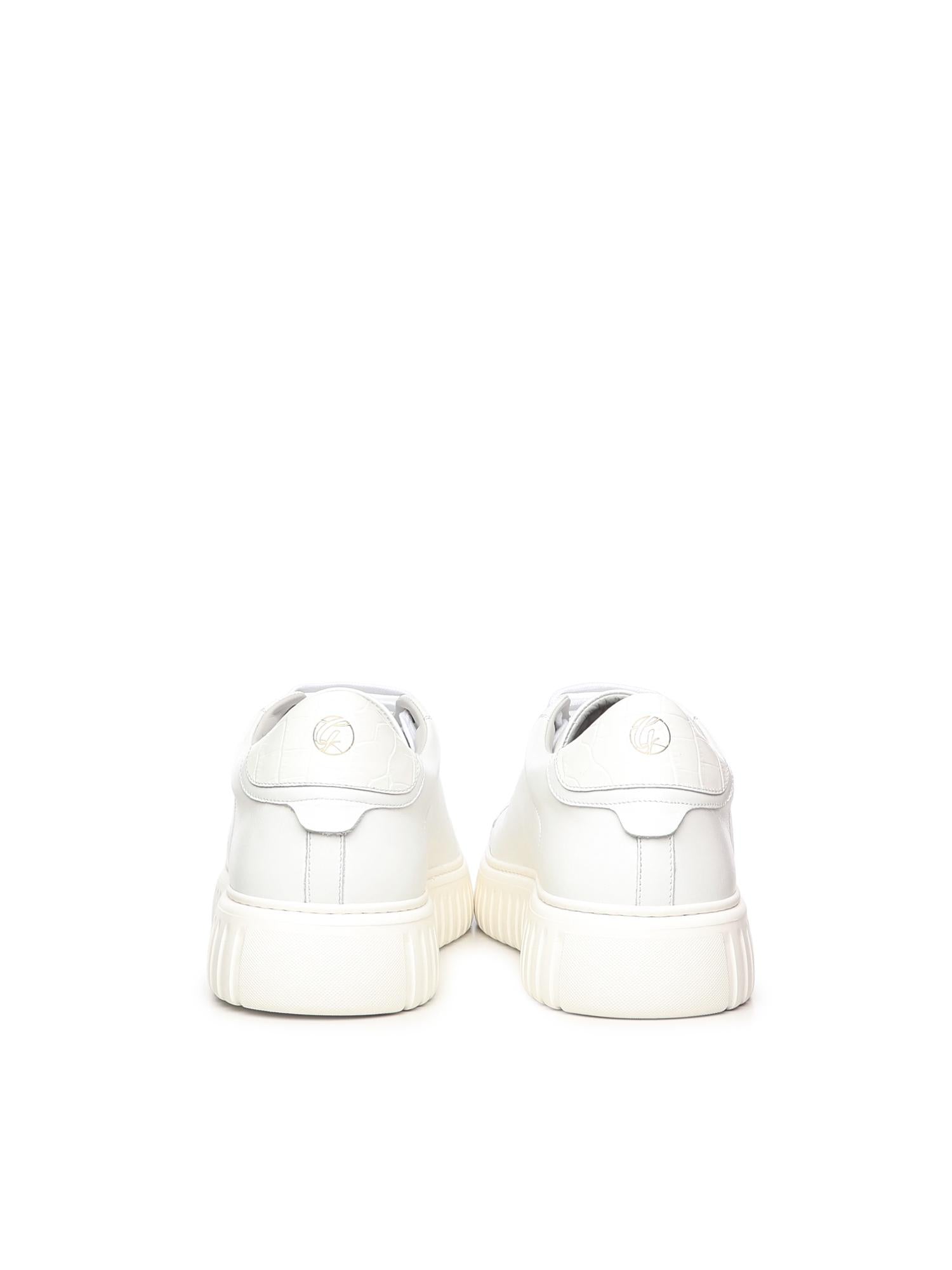 Sneakers Mars in pelle MARS NAPPAWHITE GIULIANO GALIANO 