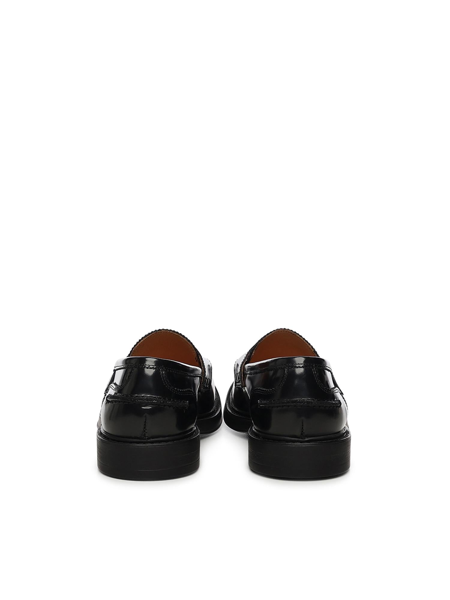 Mocassino Franky in pelle FRANKYE ABRASIVATONERO/ARANCIO GIULIANO GALIANO 