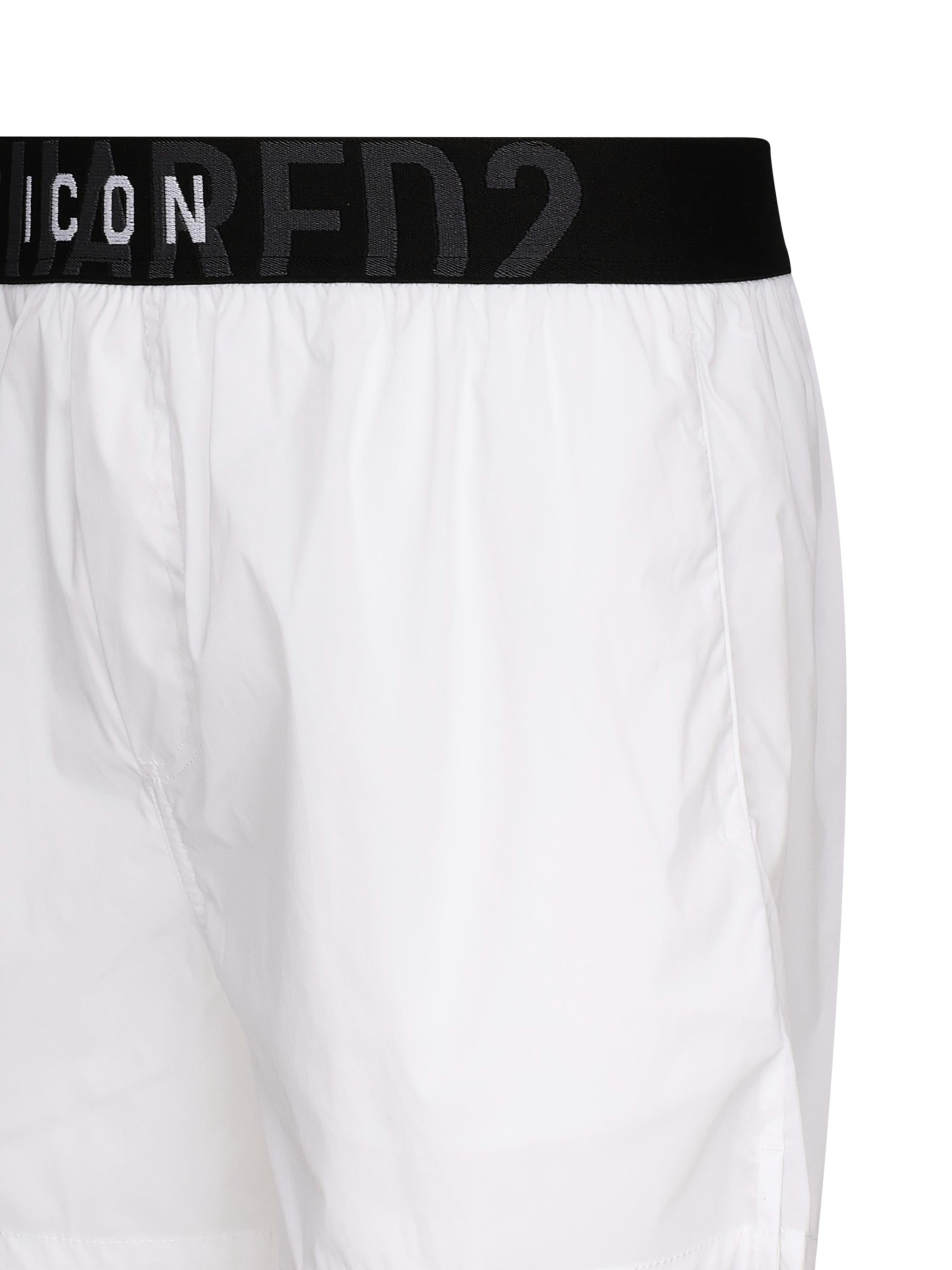 Boxer midi con logo D7B646260 100 DSQUARED2 