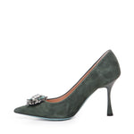 Décolleté Alena in suede ALENA 039 CAMOSCIOVERDE FRATELLI RUSSO 