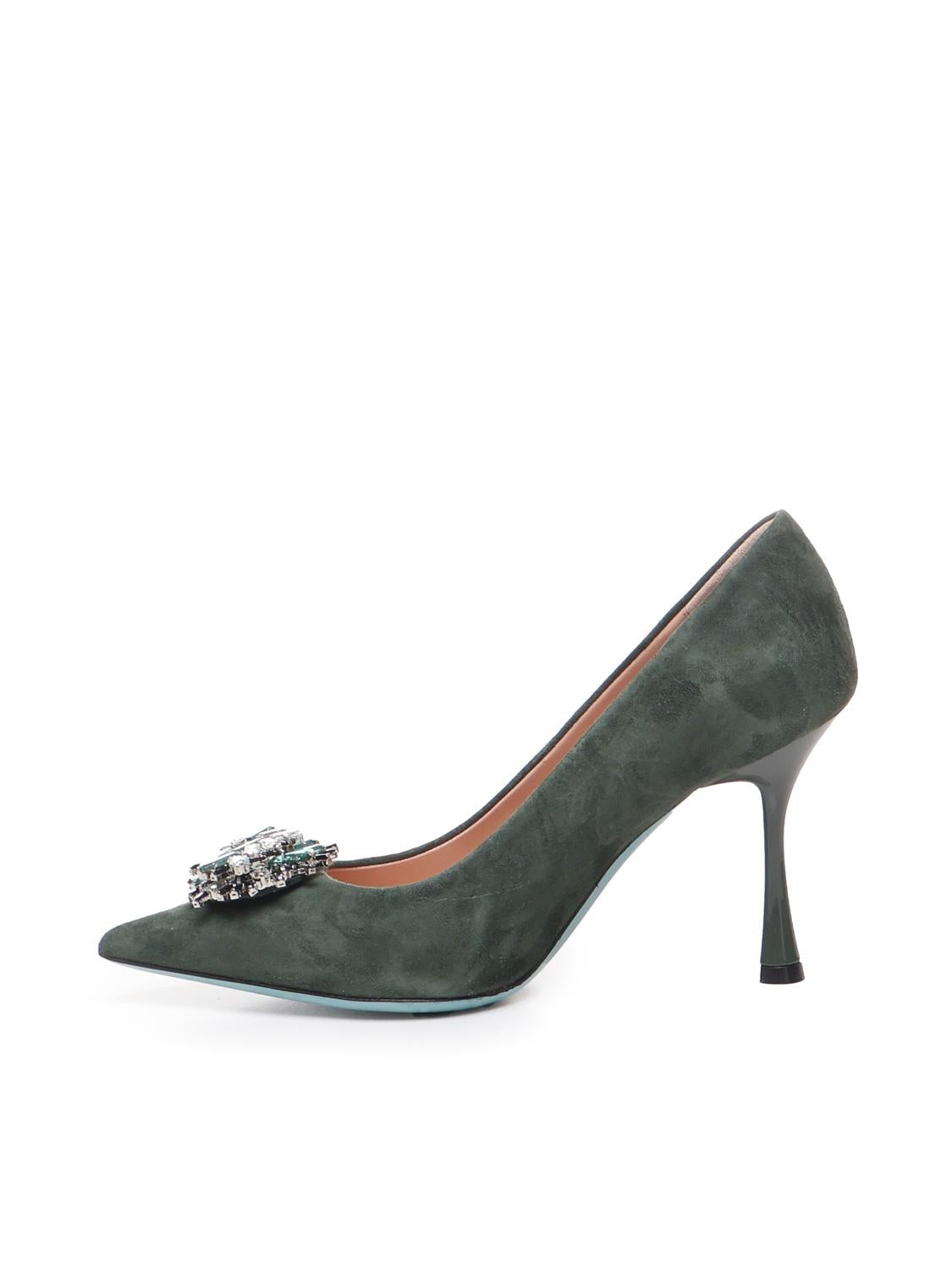 Décolleté Alena in suede ALENA 039 CAMOSCIOVERDE FRATELLI RUSSO 