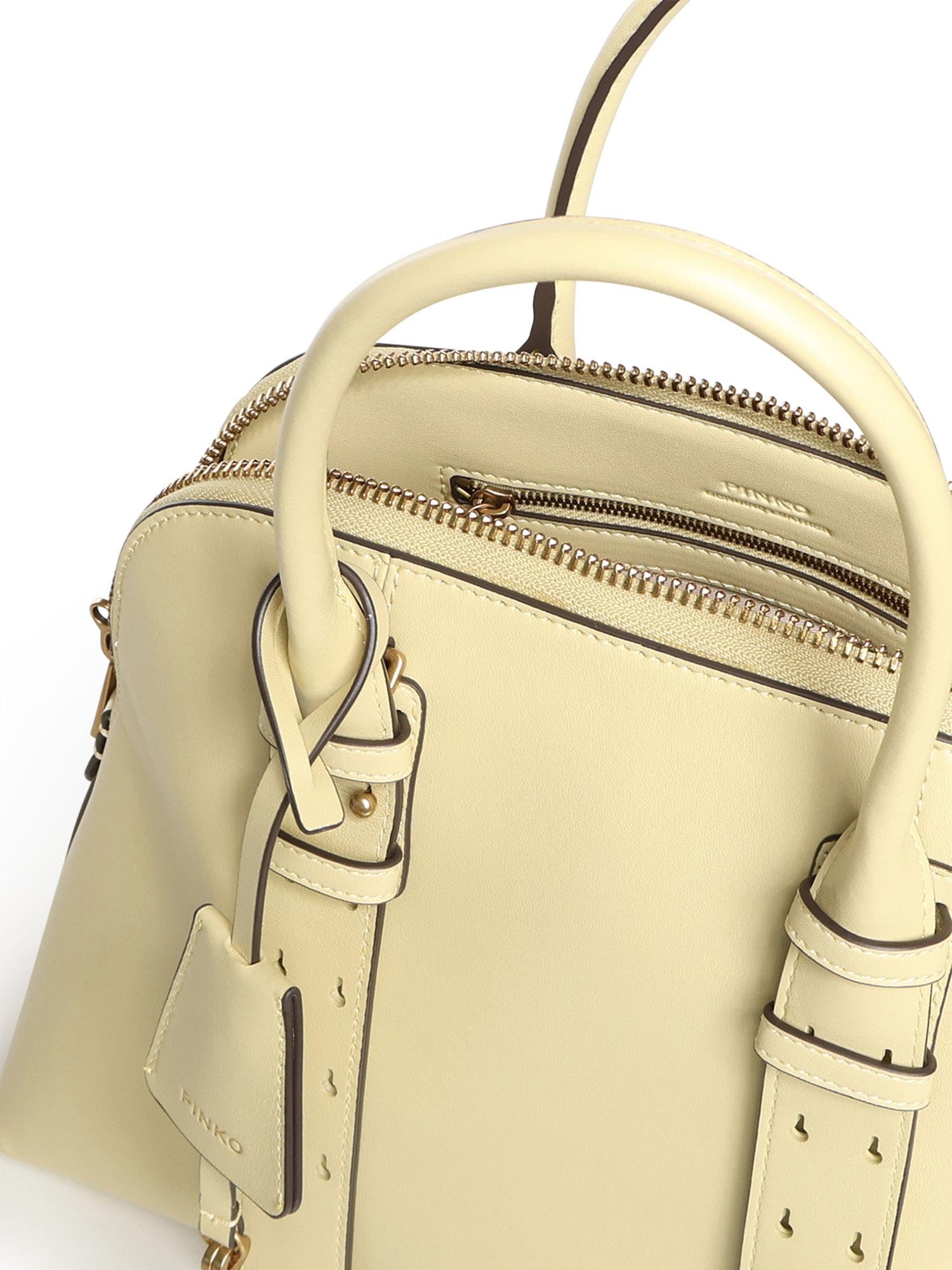 Borsa a mano media Escape Bag in pelle 105906 A0QOC39Q PINKO 