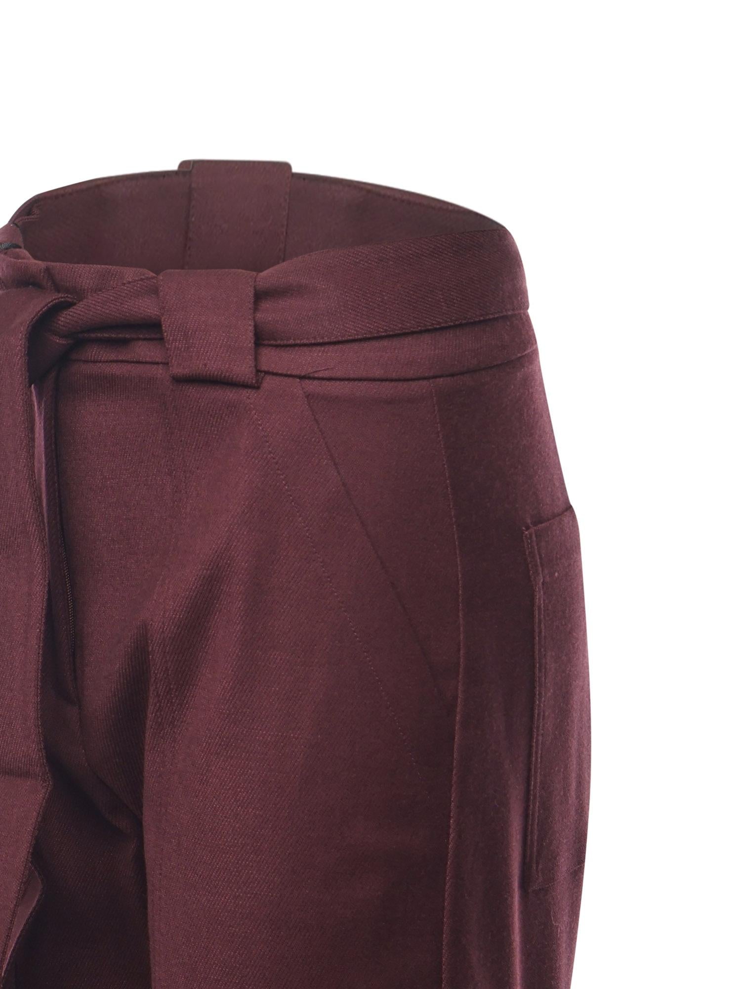 Pantaloni in flanella 104379 A306R57 PINKO 