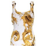 Canotta in cotone con stampa 80HAM603 JS550G03 VERSACE JEANS COUTURE 