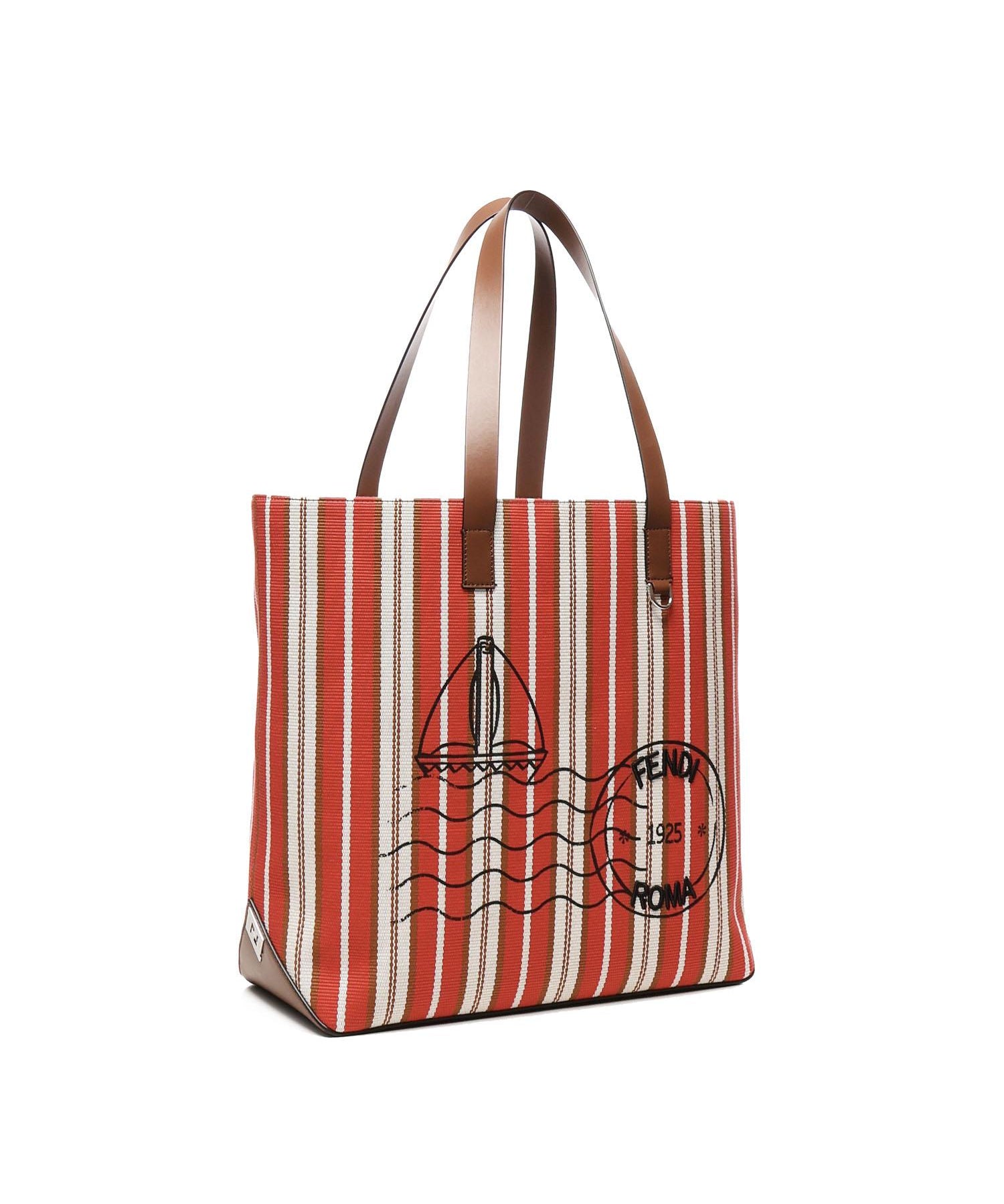 Shopping Bag Medium a righe 7VA657 AUGUF1SCQ FENDI 